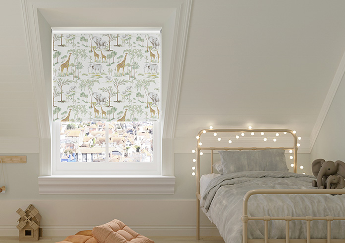Safari Sights, Brights - Twist&Fit Roller Blind - Image 3
